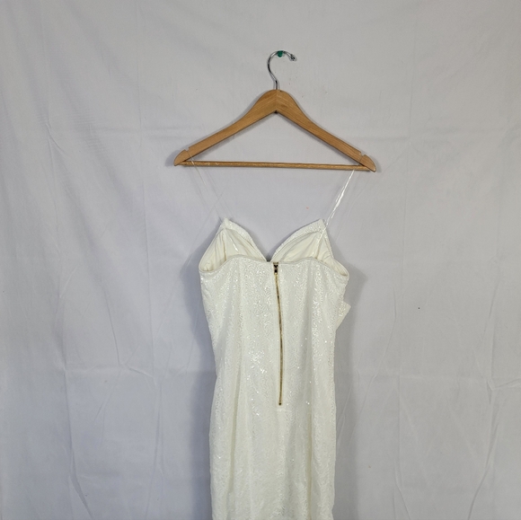 Women's NWT Large Altar'd State White bow dress - Picture 9 of 10
